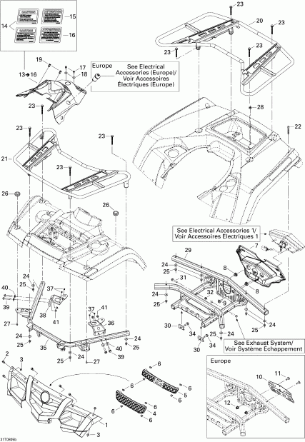 ���������� BRP ������ Outlander 400 EFI STD, 2008 - Body And Accessories 2