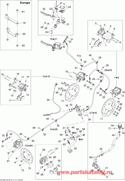 Outlander 400 EFI XT, 2008  - Hydraulic Brakes