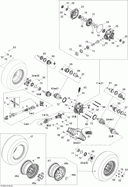 ������������ - Drive System, Rear Xt