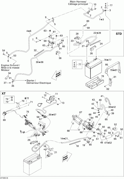   Outlander 400 EFI XT, 2008  -  System Xt