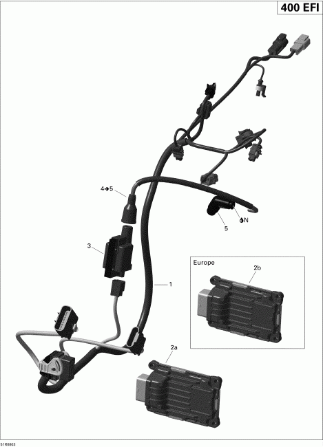 ATV  Outlander 400 EFI XT, 2008 -     Electronic Module
