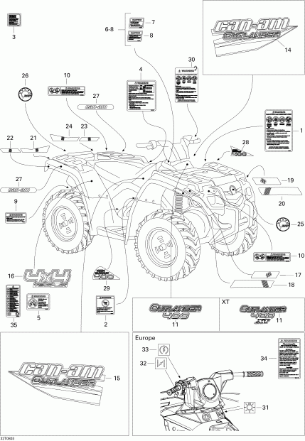 ATV  Outlander 400 STD, 2008 - �������� Std