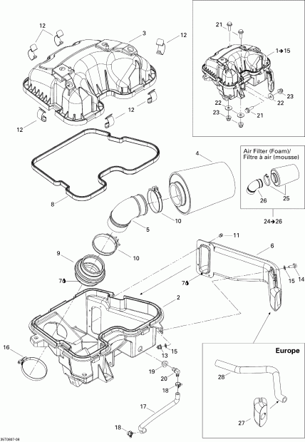 ATV   Outlander 500 STD, 2008 - Air  