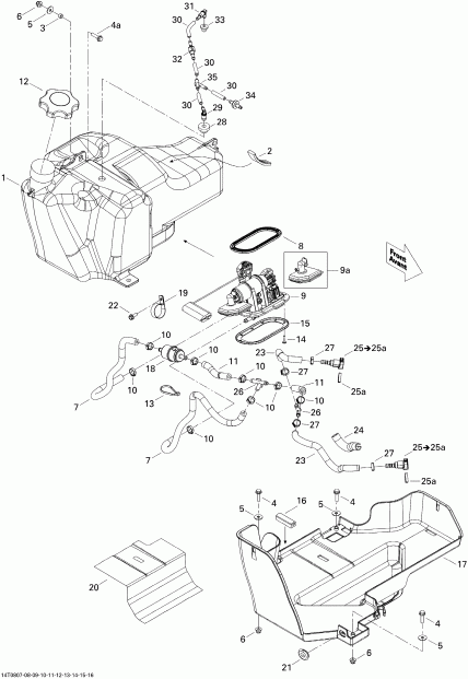 ������������ Bombardier Outlander 500 XT, 2008 - Fuel System