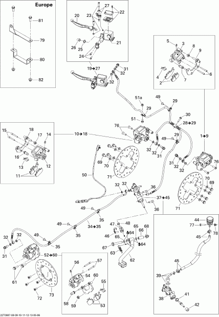    Outlander 500 XT, 2008 - Hydraulic Brakes