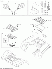 09- Front  Rear Trays Xt (09- Front And Rear Trays Xt)