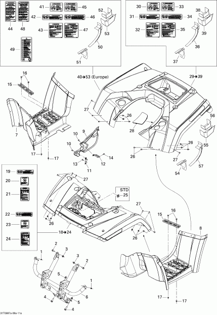 ATV - Body And Accessories 1, Std