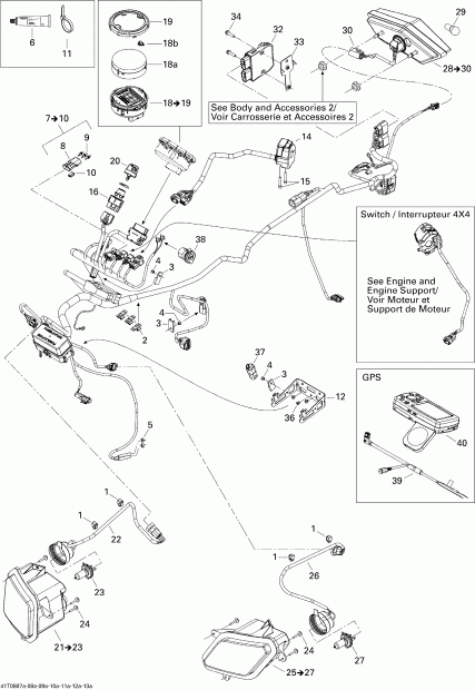    Outlander 800 STD, 2008 - Electrical Accessories 1, Std