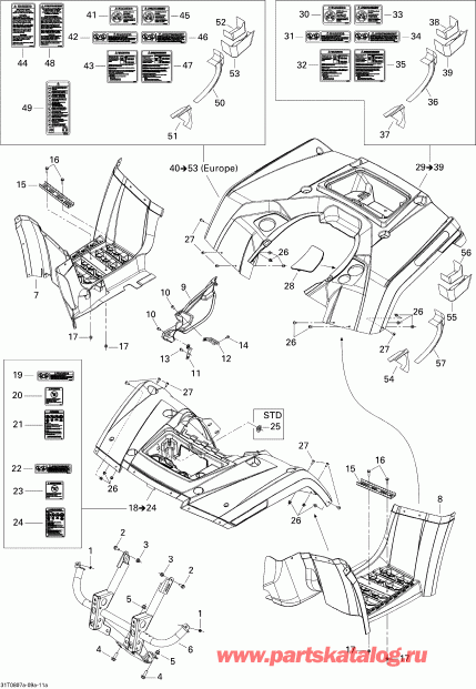 ����������  Outlander 800 XT, 2008 ������ - ������ � ���������� 1