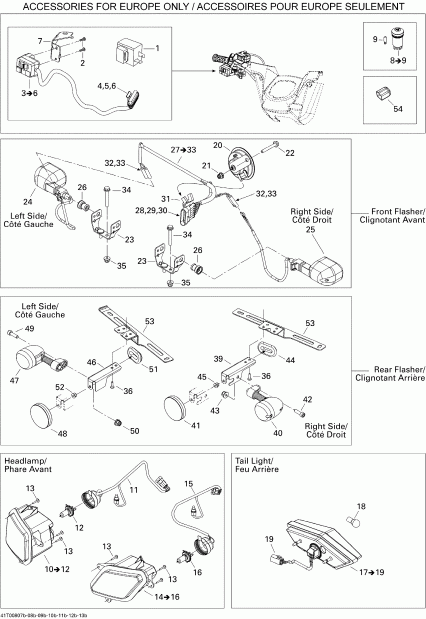   Outlander 800 XT, 2008  - Electrical Accessories Euro