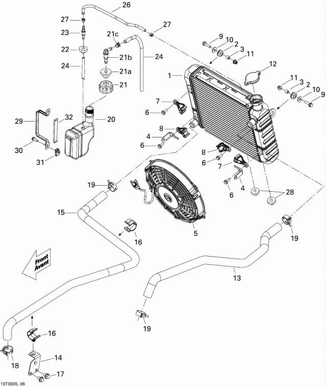 ������������ BRP Outlander MAX 400 EFI STD, 2008 ������ - ���������� System
