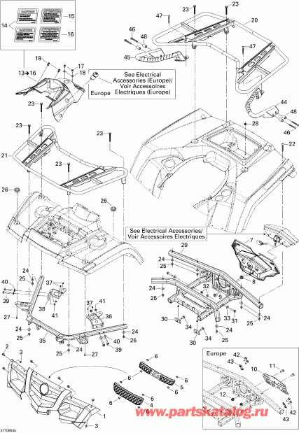  BRP Outlander MAX 400 STD, 2008 - Body And Accessories 2