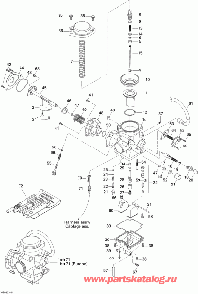  BRP  Outlander MAX 400 XT, 2008 - Carburetor