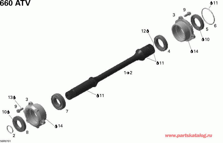 BRP Outlander MAX 650 STD, 2008  -   