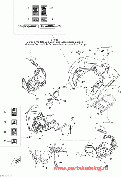 BRP Renegade 500, 2008  - Body And Accessories 1