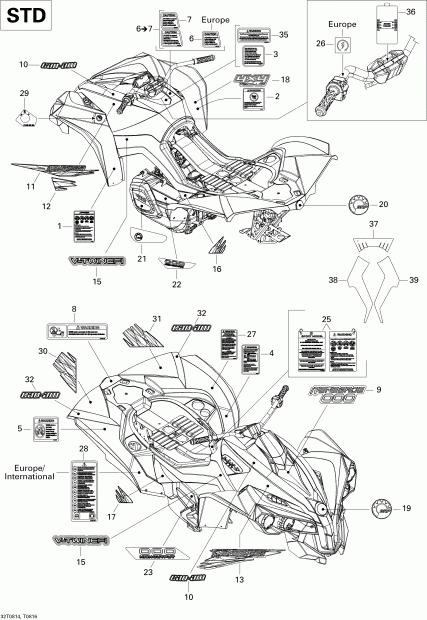 Bombardier Renegade 500, 2008 - 