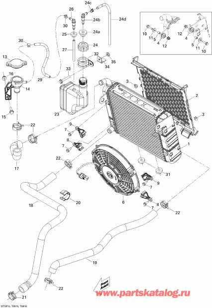 ������������  ����������� Renegade 800, 2008 - Cooling System