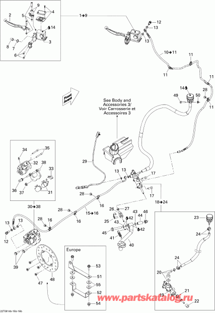 ATV  ������ Renegade 800 X, 2008 - Hydraulic Brakes, Rear