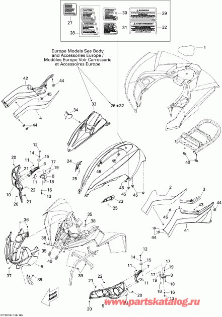  BRP Renegade 800 X, 2008  - Body And Accessories 2
