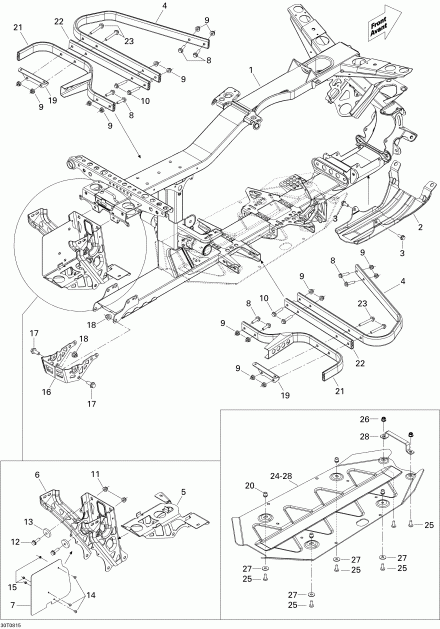   Renegade 800 X, 2008 - Frame