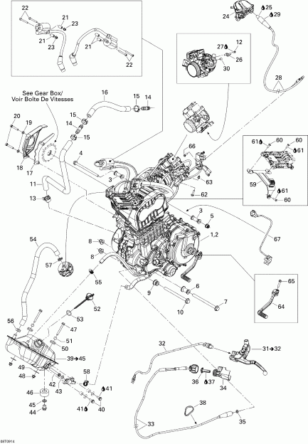 ATV  DS 450 CE STD & X (3F9D,3G9D), 2009 - 