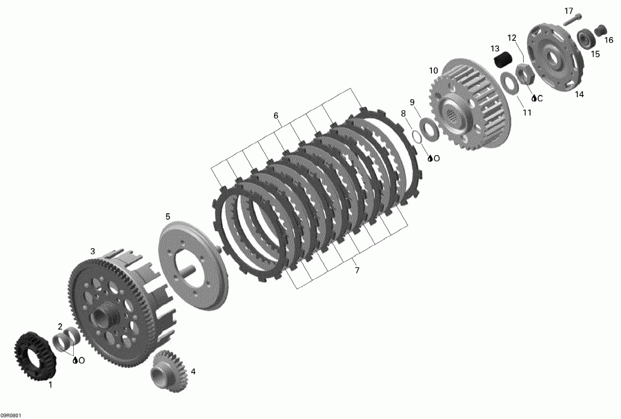 ATV Bombardier DS 450 CE STD & X (3F9D,3G9D), 2009 - ���������