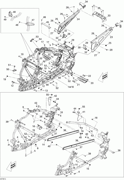   DS 450 CE STD & X (3F9D,3G9D), 2009 - Frame