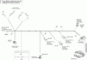 10-  -  , Front Section (10- Electrical Harness, Front Section)