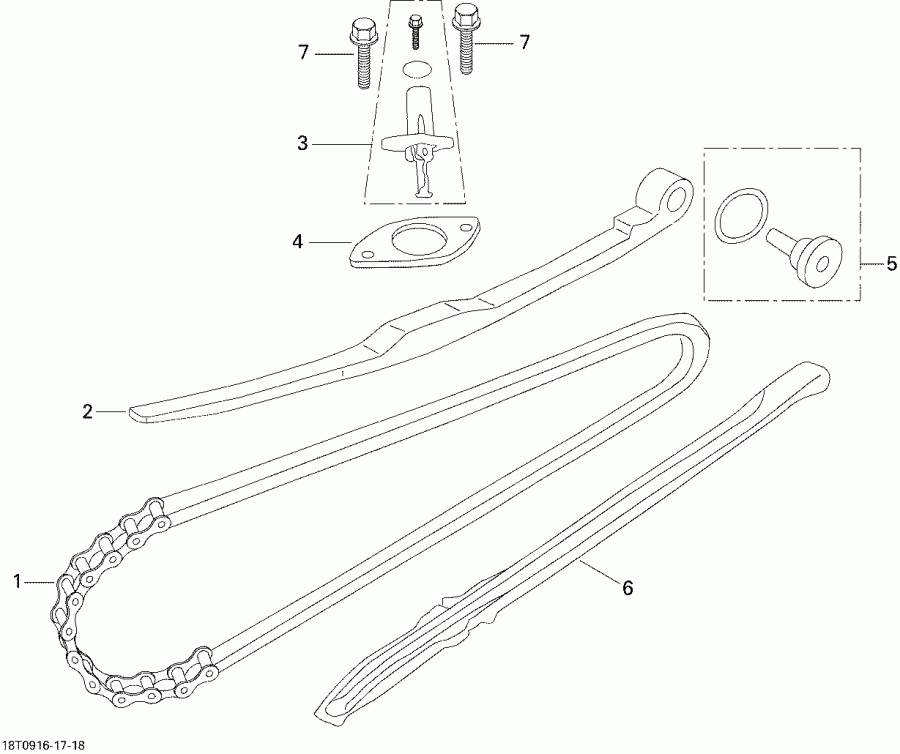  Bombardier DS 70, 2009  - Chain Tensioner