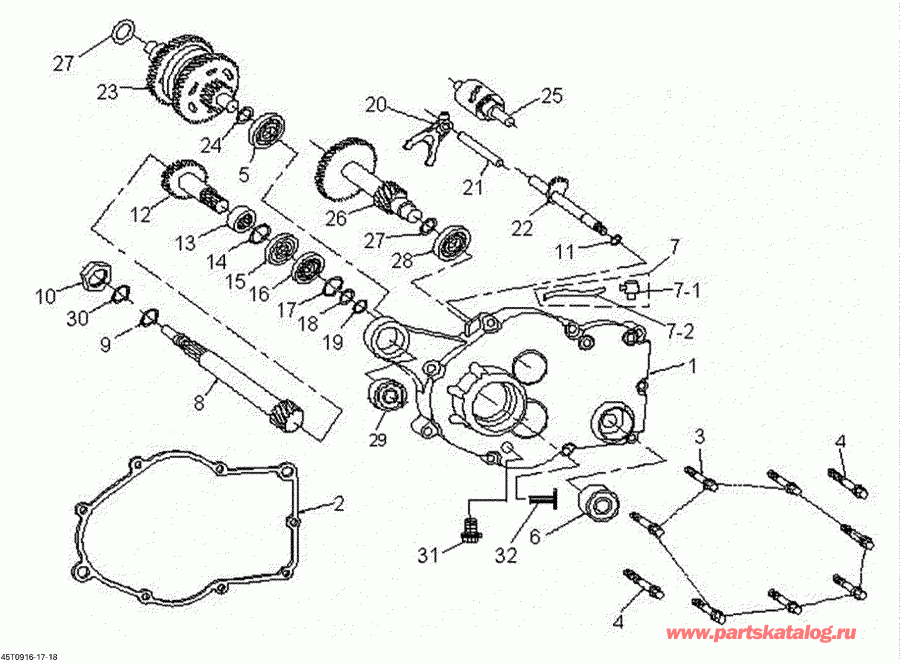 ������������  ����������� DS 90, 2009 - Gear Box