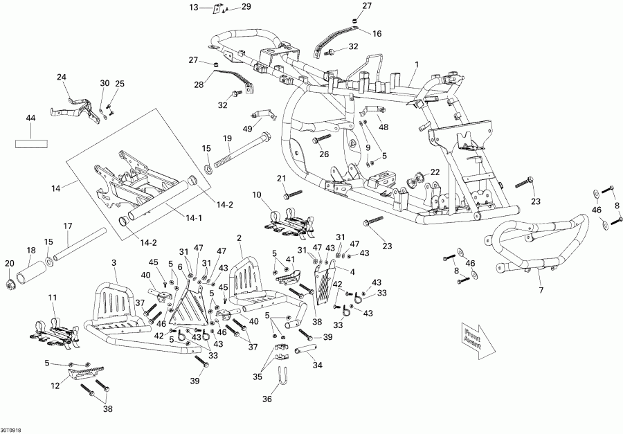   DS 90 X, 2009 - Frame
