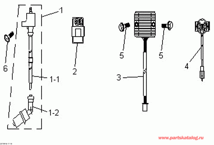  Bombardier DS 90 X, 2009 - Electrical Components