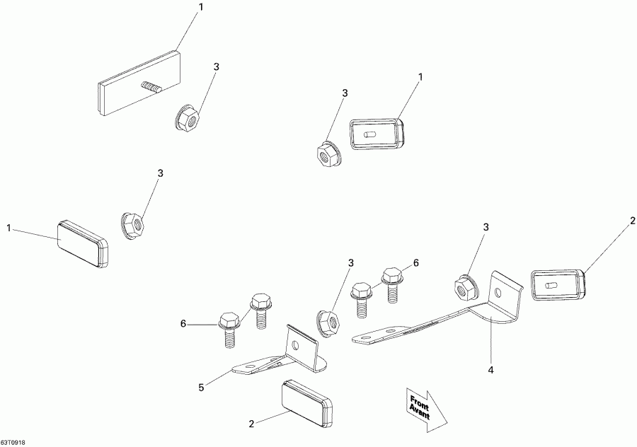  DS 90 X, 2009 -   Reflectors