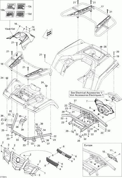    Outlander 400 EFI, 2009 - Body And Accessories 2