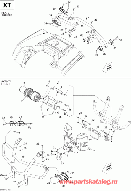  Outlander 400 EFI, 2009 -    Xt