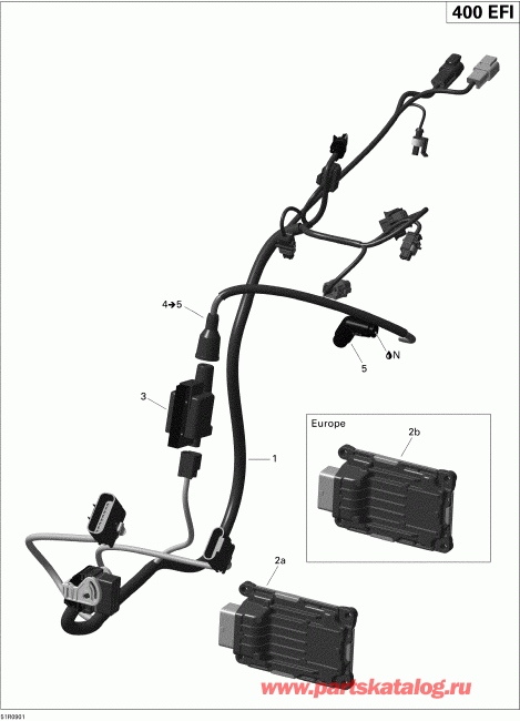  BRP  Outlander 400 EFI, 2009 -     Electronic Module