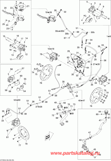 ATV  Outlander Max 650 EFI, 2009 - �������������� ������ ������