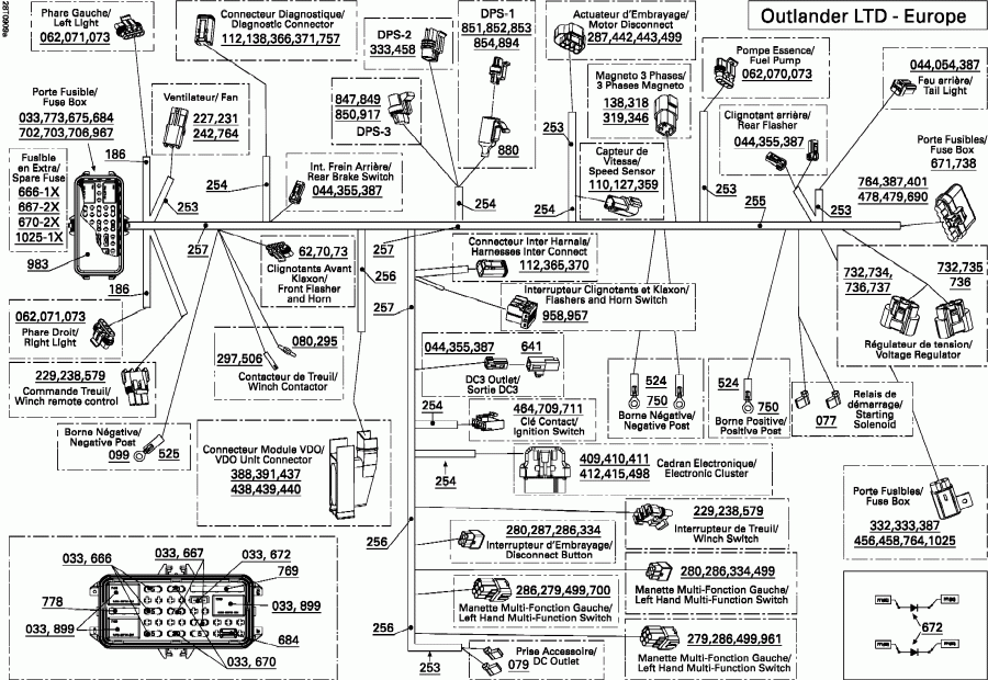   Outlander Max 800R EFI Ltd, 2009 - Main   Euro
