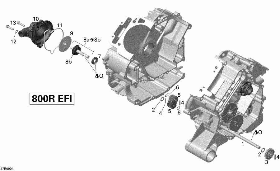  Bombardier Outlander Max 800R EFI XT, 2009 - Engine Cooling