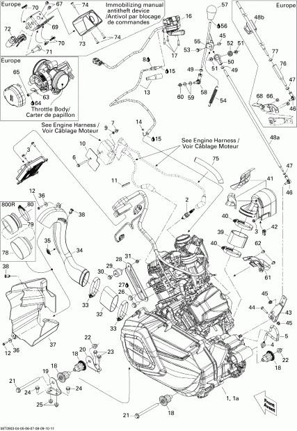  BRP - Engine And Engine Support