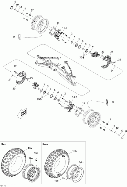  Bombardier - Drive System, Front