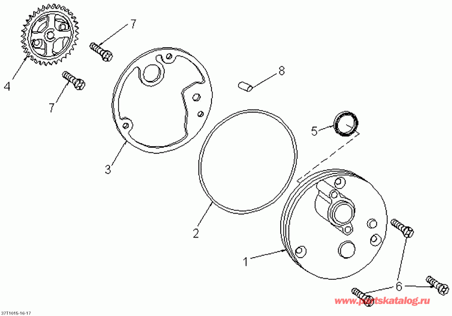 ATV Bombardier DS 90 X, 2010  - Oil Pump