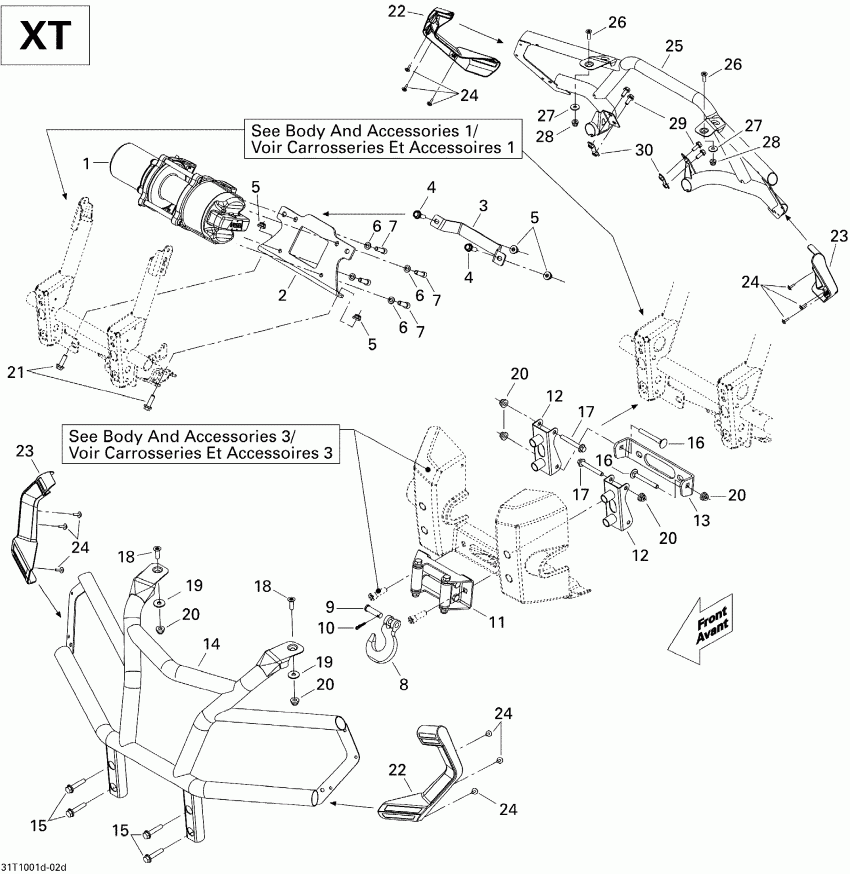 ���������� Bombardier Outlander 400 EFI, 2010 ������ - Body And Accessories Xt