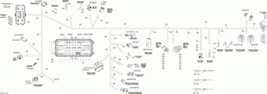 ATV  Outlander 400 EFI, 2010 - Main Harness