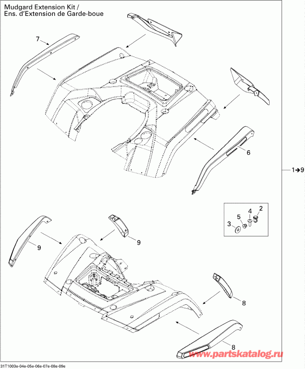 Outlander 500 EFI, 2010 - Body And Accessories 5, Xt-p