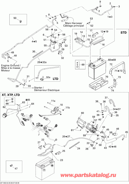  Bombardier Outlander 500 EFI, 2010 - Electrical System