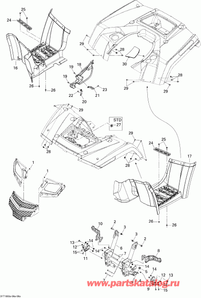    Outlander 650 EFI, 2010 -    1