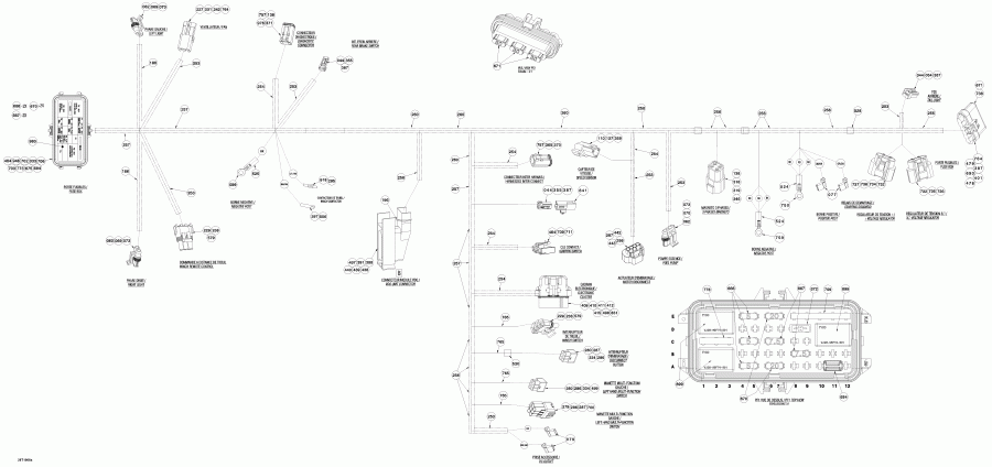  Outlander 800R EFI, 2010 - Main Harness