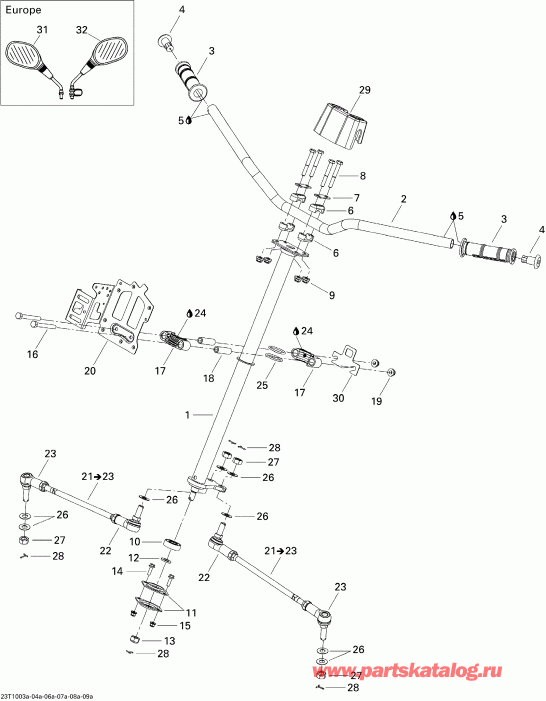 ����������  ������ Outlander Max 650 EFI, 2010 - ������� ������� Std