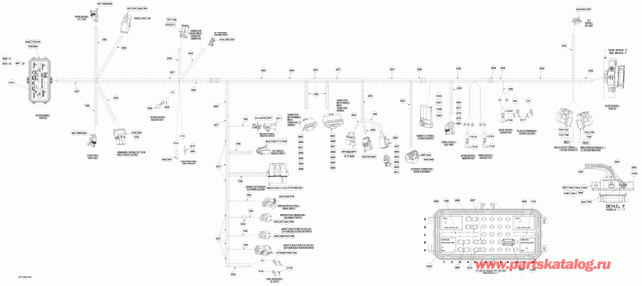   Outlander Max 650 EFI, 2010 - Main Harness Xt, Xt-p